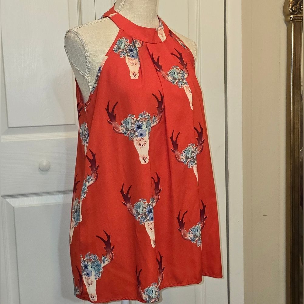 Auditions Blouse High Neck Size Small